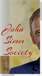 Mobile Screenshot of johnsimmsociety.com